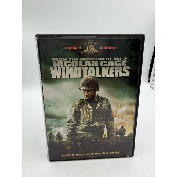 Other - Windtalkers DVD 2002 Nicolas Cage WWII Action Drama John Woo MGM